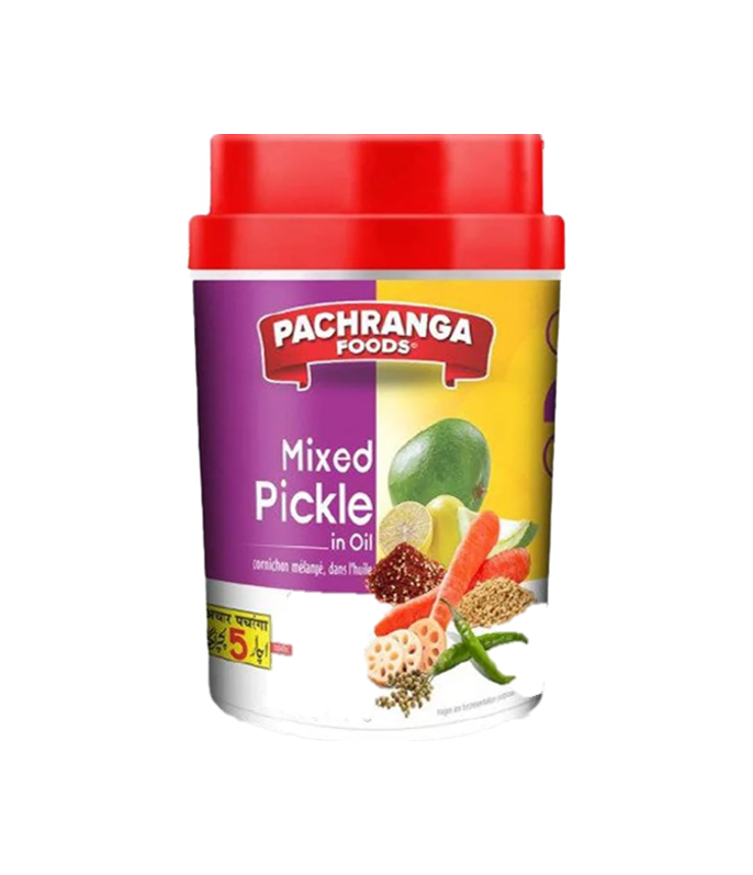 Buy Pachranga Mixed Pickle Achaar 800g online at WorldFoodHub – Authentic Indian Pickle with rich flavors.