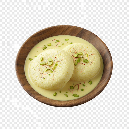 Premium Rasmalai Soft Cottage Cheese Dumplings in Sweetened Milk – Authentic Indian Dessert Available at Worldfoodhub Europe