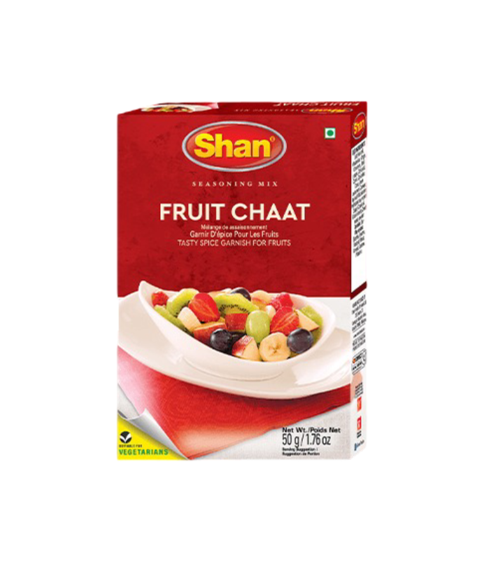 Shan Fruit Chaat Masala 50g – Worldfoodhub’s Authentic Spice Blend for Flavorful Fruit Dishes
