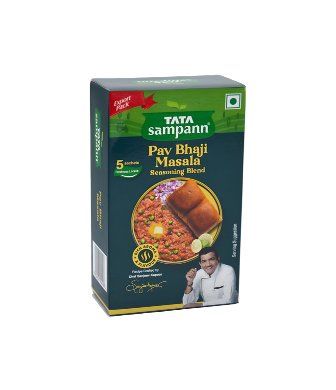 Tata Sampann Pav Bhaji Masala available at WorldFoodHub – Authentic spice blend for Indian cooking