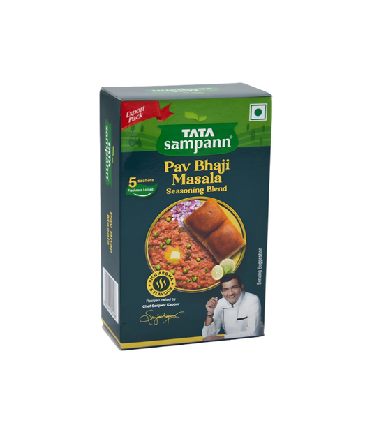 Tata Sampann Pav Bhaji Masala available at WorldFoodHub – Authentic spice blend for Indian cooking