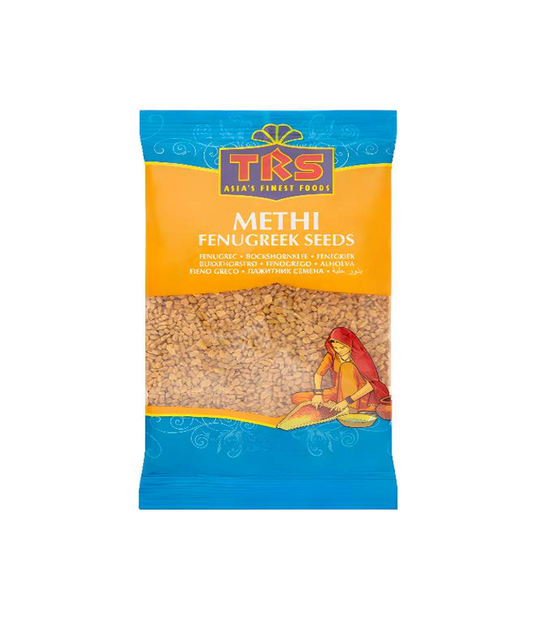 TRS Methi Seeds 100g available at Worldfoodhub for authentic Indian dishes.