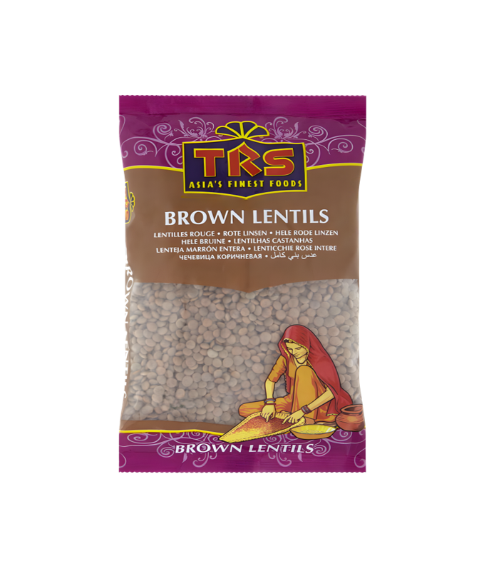 Worldfoodhub Whole Brown Lentils (TRS Sabut Masoor) - Natural, Protein-Rich, and Versatile Lentils for Soups, Curries, and Salads.