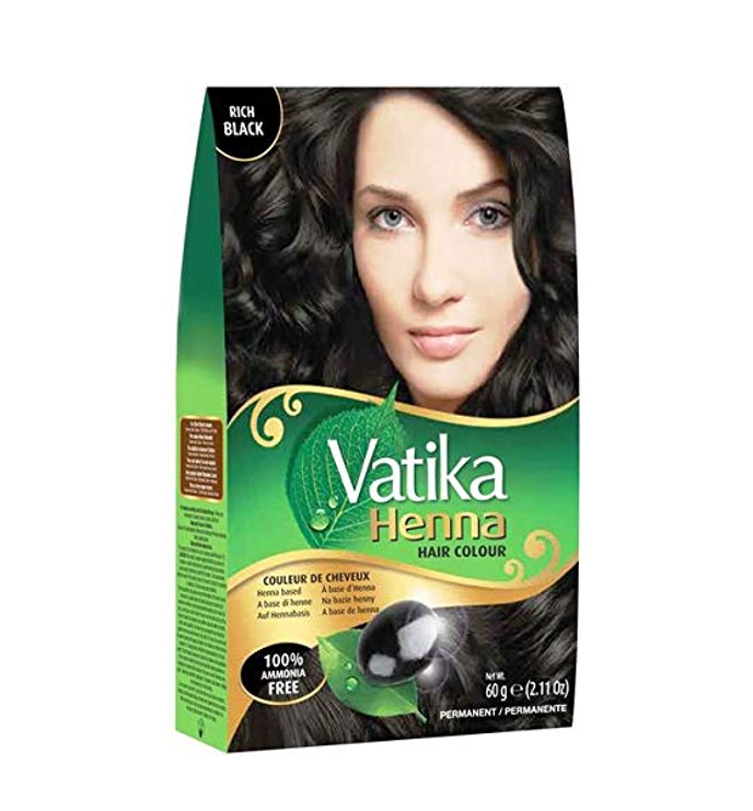 Dabur Vatika Henna Hair Color Natural Brown packaging